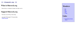 Desktop Screenshot of bluesock.org
