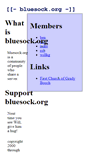 Mobile Screenshot of bluesock.org